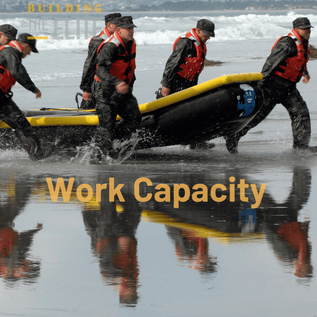 Building work capacity for special operations selection prep