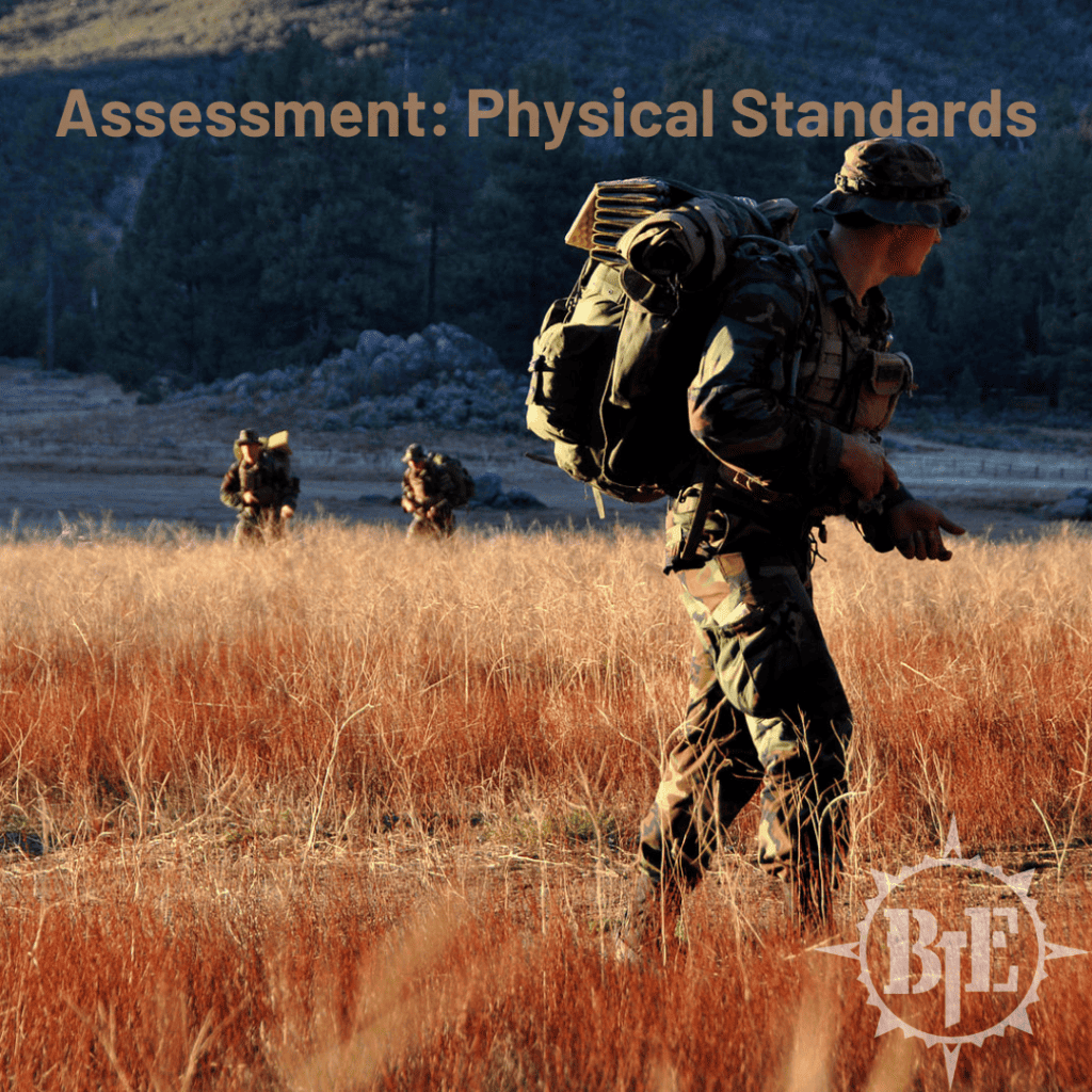 Physical Standards for SOF Selection Assessment