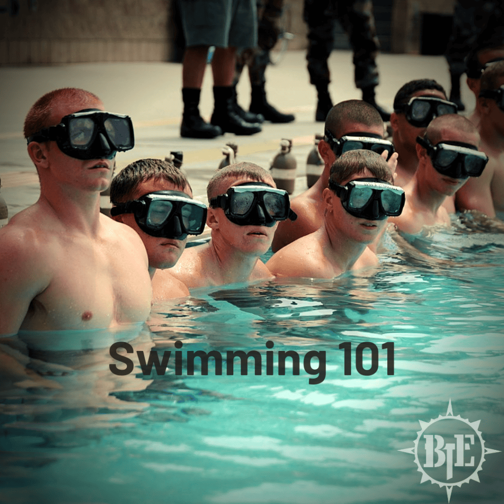 Swimming for special operations selection training