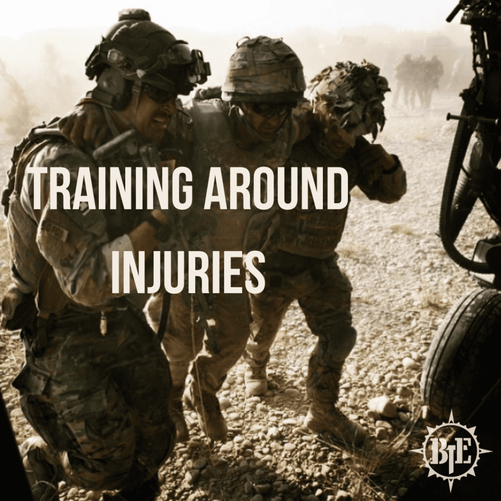 training around injuries during SOF selection preparation
