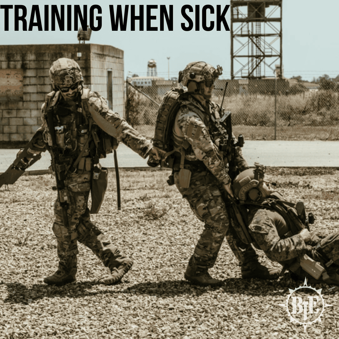 Training when sick Training when sick