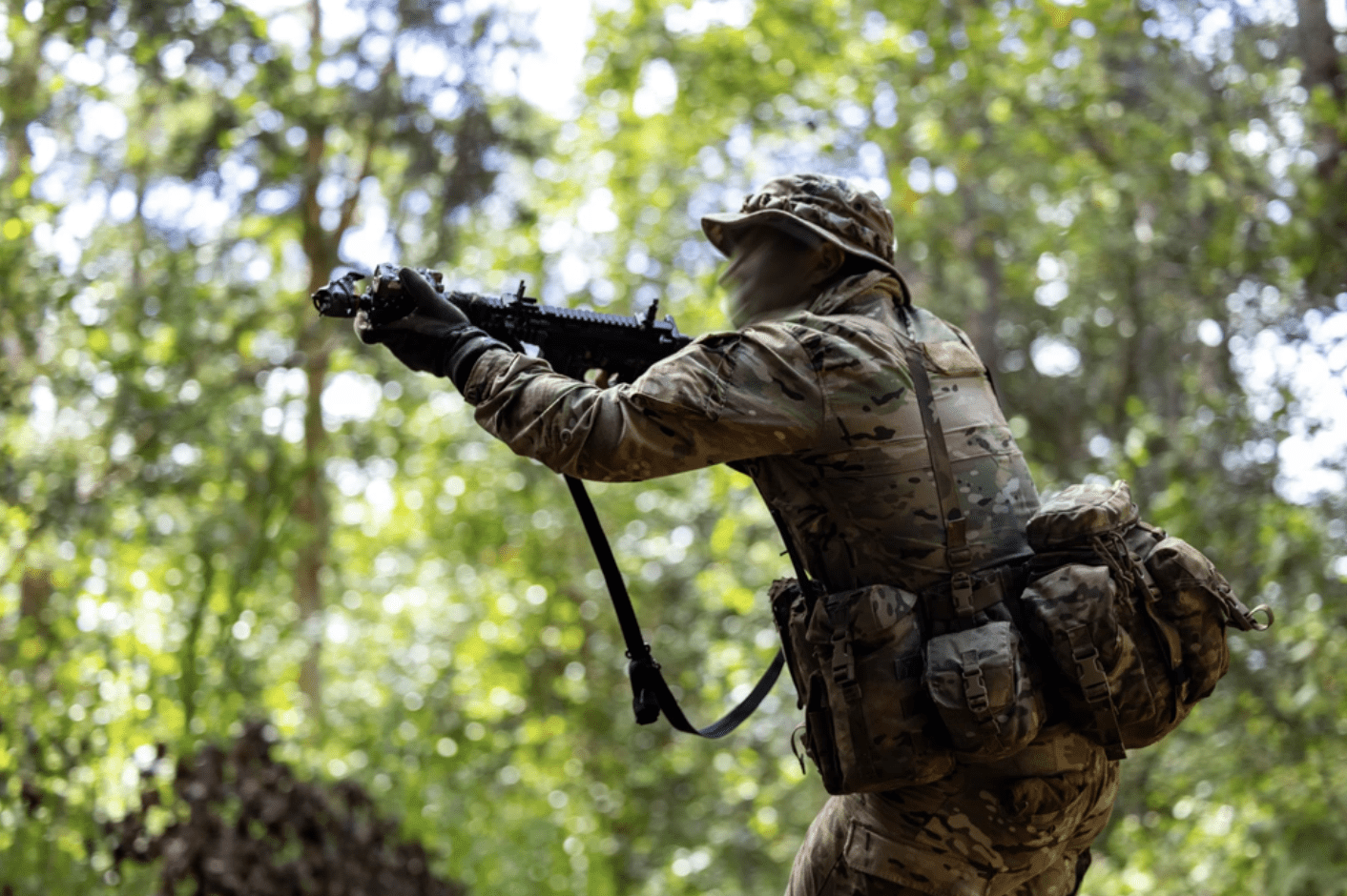 A Marine Raider during the Marine Raider Course